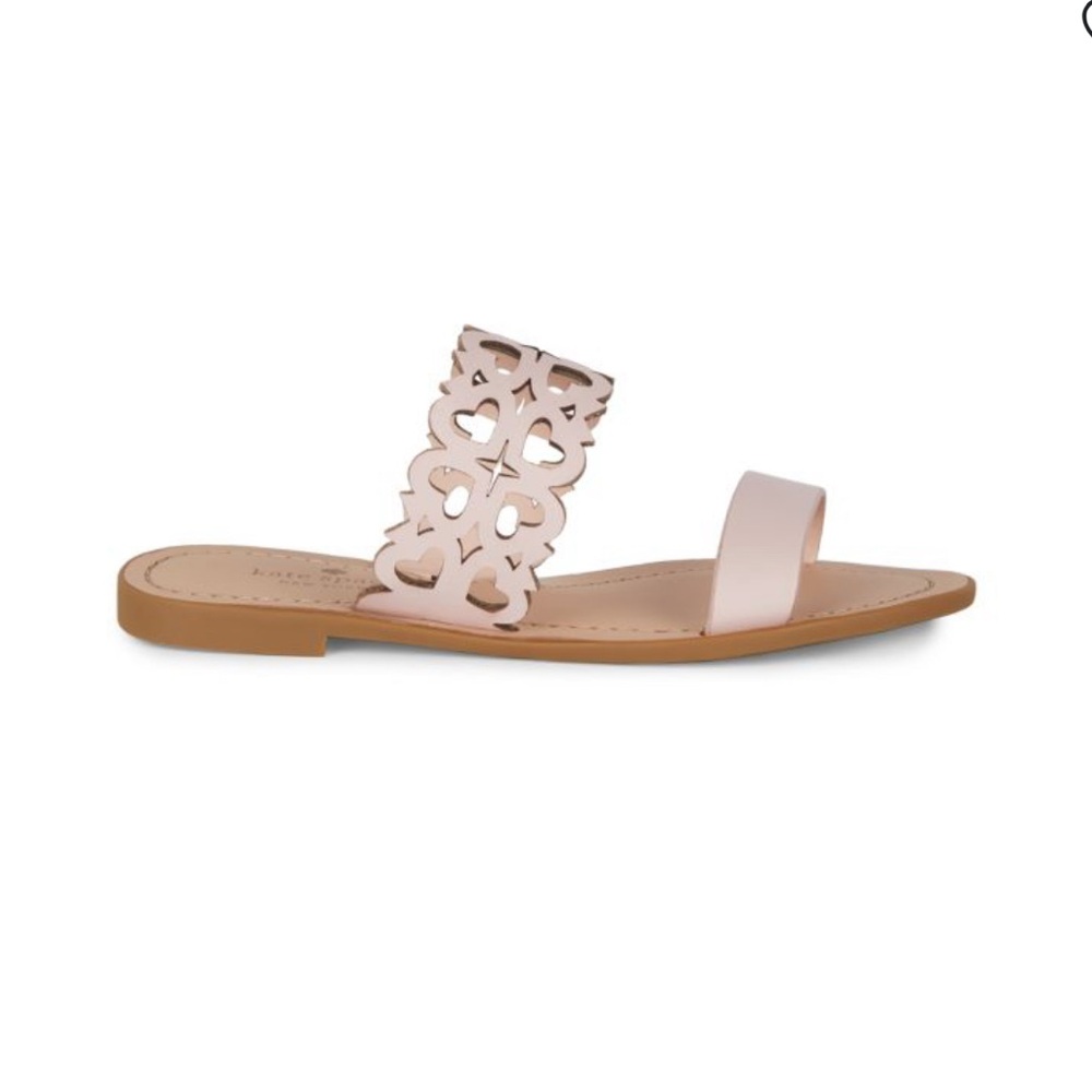 Kate Spade sz 10 Blush Pink Heart Sandals